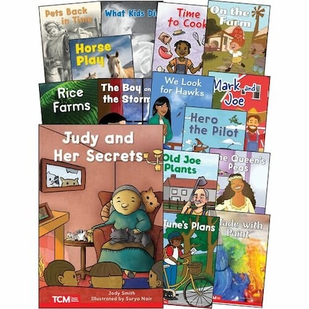 Shell Education Teacher Created Materials Book Set, Decodable, 1st Grade, Part B, 15/ST, 15PK SHL145499